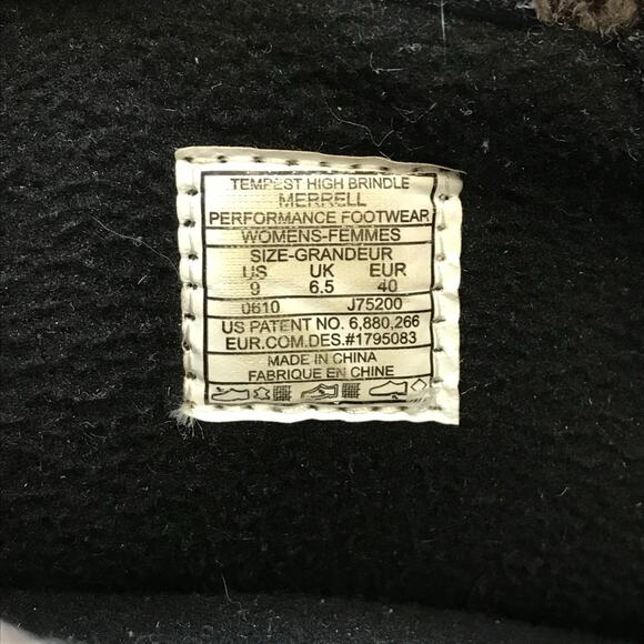 Merrell Suede Boots Tempest High Brindle size 9 - Picture 5 of 11